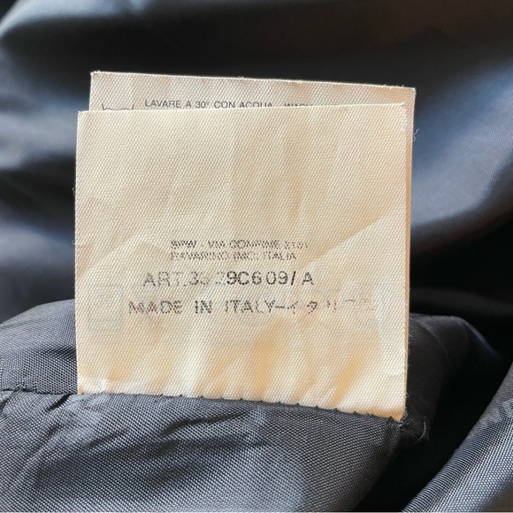 Vintage Fendi Fendissime Logo Printed Black Maxi Skirt with Zipper Pockets - Picture 12 of 12